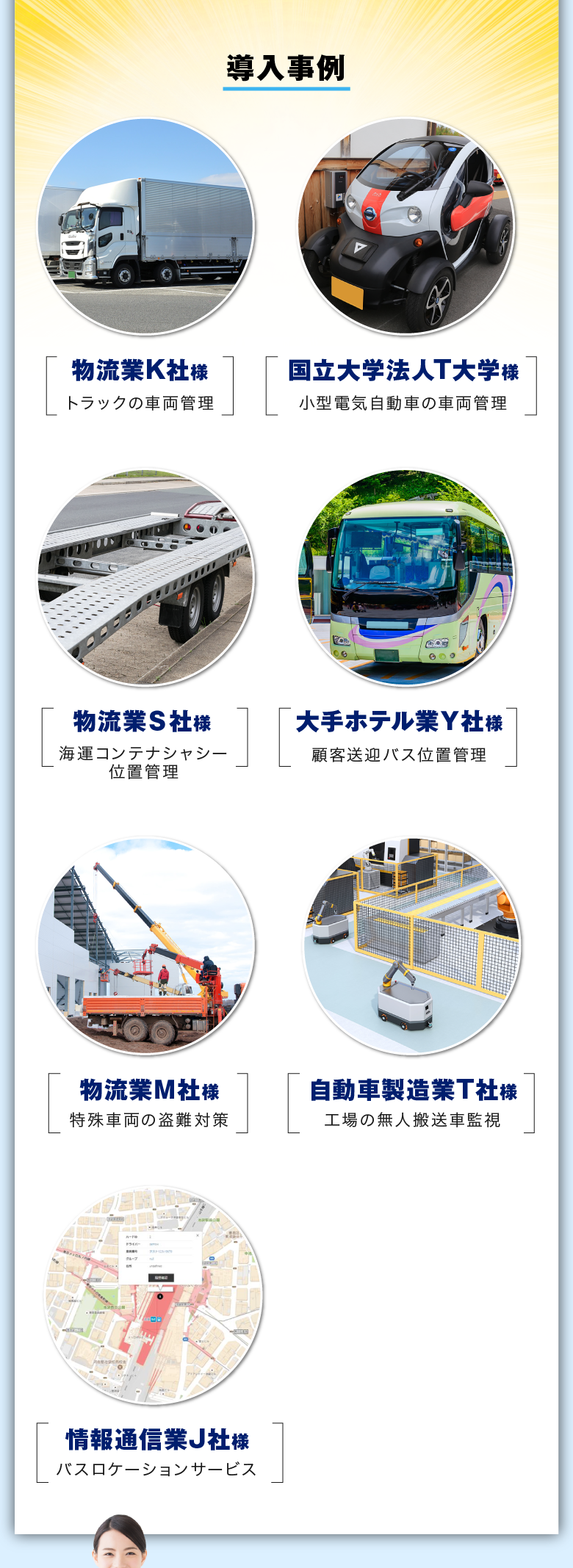 簡易GPS追跡ソリューションサービス 追跡くん